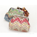 Manufacture Colorful Woven Coin Wallet Purse